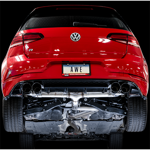 AWE Track Edition Exhaust | 2018-2019 Volkwagen Golf R (3015-42140)