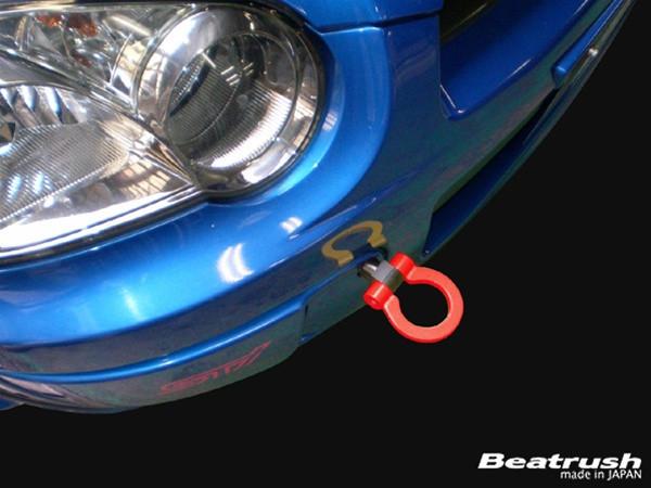 Beatrush Front Tow Hook Red 2006 Subaru Impreza WRX 2.5