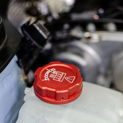 Boomba Racing Coolant Reservoir Cap | 19-21 Hyundai Veloster Turbo/N & 18-21 Kia Stinger 2.0T (045-02-007)