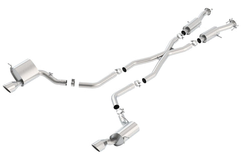 Borla Cat-Back Exhaust System - S-Type | 2015-2020 Jeep Grand Cherokee SRT 6.4L (140632)