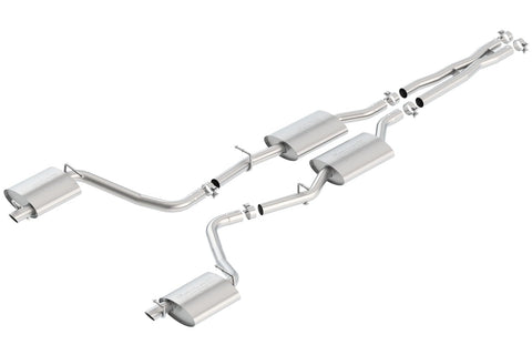 Borla Cat-Back Exhaust System - S-Type | 2015-2020 Dodge Challenger 3.6L (140649)