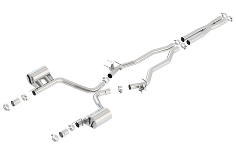 Borla Cat-Back Exhaust System - ATAK | 2015-2020 Dodge Charger 6.4L (140675)