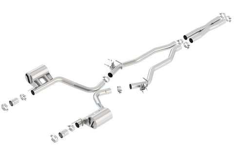 Borla Cat-Back Exhaust System - ATAK | 2015-2020 Dodge Challenger 6.4L (140678)