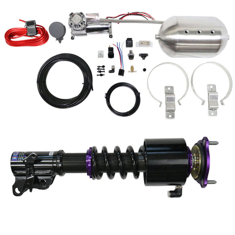 D2 Racing RS Coilovers with Front Air Cups Kit | 1992-1999 Lexus SC300/400 and 1993-1998 Toyota Supra (D-TO-55-VACF-12)