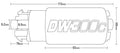 Deatschwerks DW300c Series 340lph Compact In-Tank Fuel Pump | Mitsubishi / Mazda (9-307-1026) - Modern Automotive Performance
 - 2