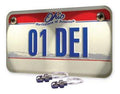 Lite'N Boltz Satin License Plate Kit Dome Head (4-pc.) by DEI - Modern Automotive Performance
