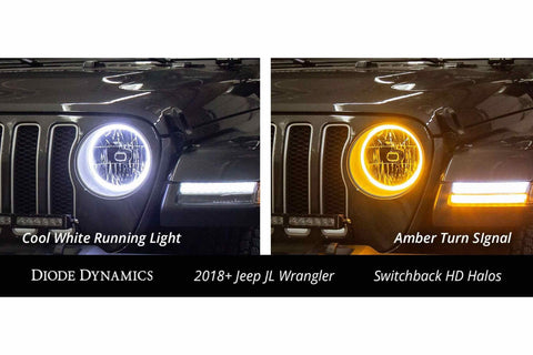 Diode Dynamics HD LED Halos | 2007-2018 Jeep Wrangler (DD2056)