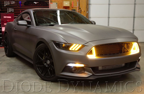 Diode Dynamics Switchback DRL LED Boards | 2015-2017 Ford Mustang (DD2115)