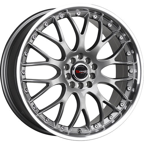 Drag Wheels DR19 Series 5x100/5x114.3 17x7.5in. 45mm. Offset Wheel (DR191775054573C)