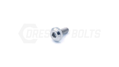 Dress Up Bolts M6x1x15mm Titanium Motor Head Bolt  (IND-003-Ti-BLK)