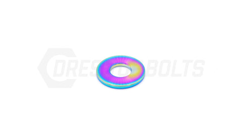 Dress Up Bolts M10 Titanium Washer  (IND-017-Ti-BLK)