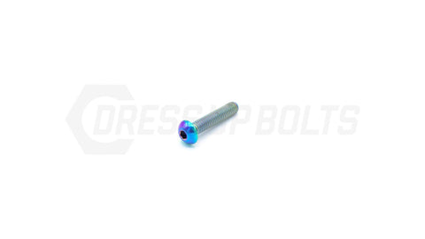 Dress Up Bolts M4x.7x20mm Titanium Button Head Bolt  (IND-037-Ti-BLK)