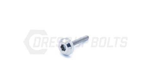 Dress Up Bolts M4x.7x25mm Titanium Motor Head Bolt  (IND-042-Ti-BLK)