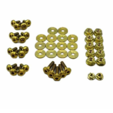 Dress Up Bolts Titanium Dress Up Bolt Engine Bay Kits | 1989-1997 Mazda Miata (MAZ-009-Ti)