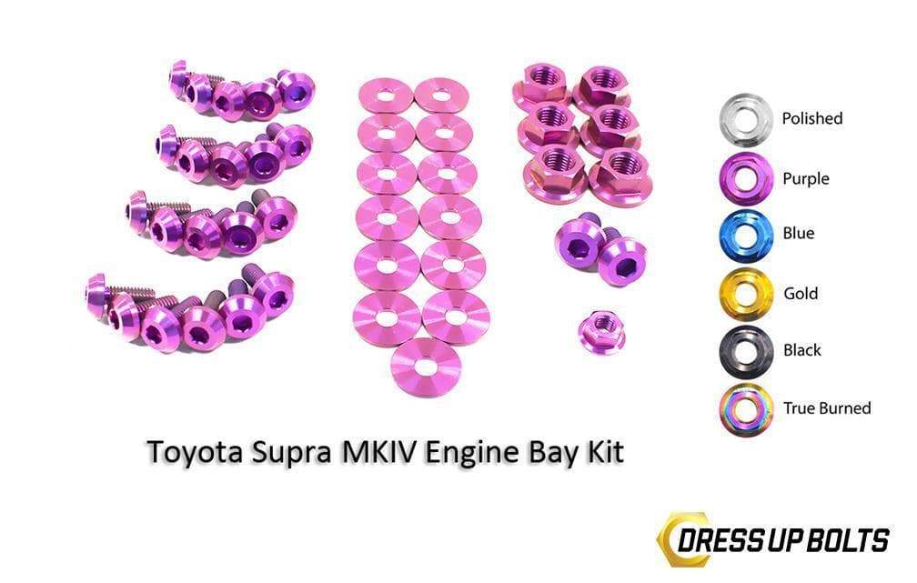 Dress Up Bolts Titanium Engine Bay Kit | 1993-2002 Toyota Supra 