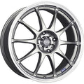 J10 15x6.5 4x100/114.3 38mm Offset 72.62mm Bore Dia Silver w/ Machined Lip Wheel by Enkei - Modern Automotive Performance
