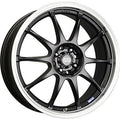 J10 16x7 4x100/114.3 42mm Offset 72.62mm Bore Dia Matte Black w/ Machined Lip Wheel by Enkei - Modern Automotive Performance
