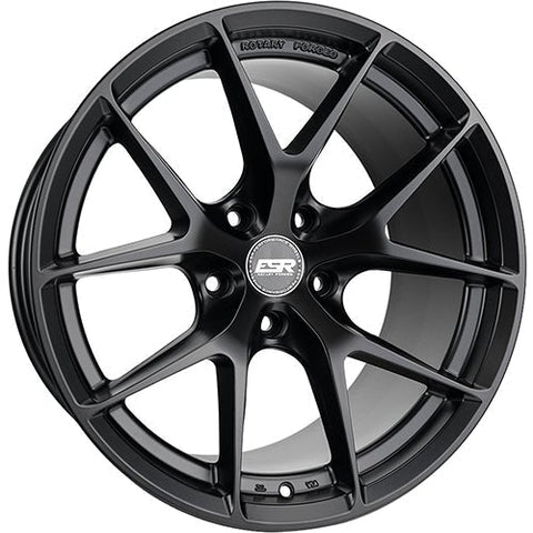 ESR Black RF2 18x10.5 5x4.25 22mm Wheel (80551422 RF2MBLK 5X108)