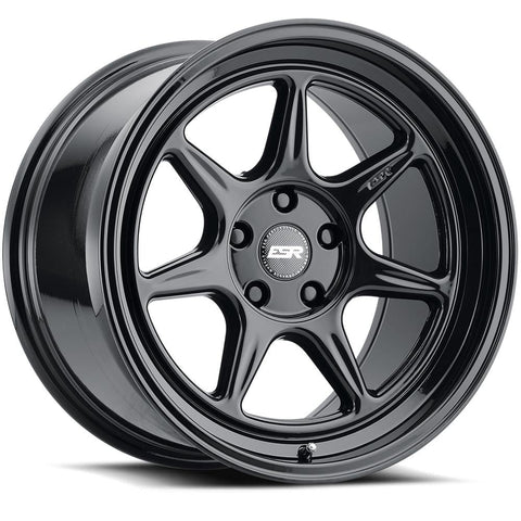 ESR Gloss Black CR7 18x8.5 5x100 30mm Wheel (88550030 CR7GBLK)