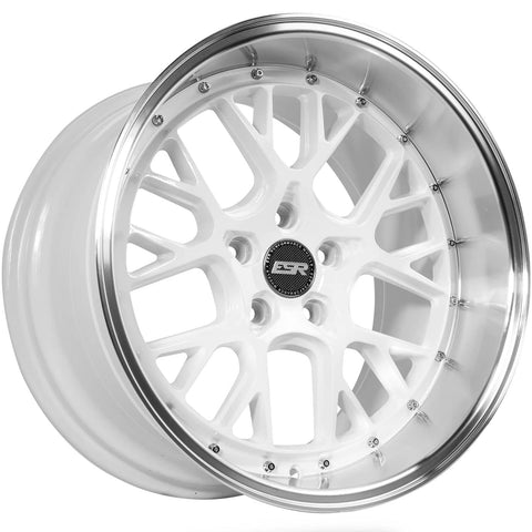 ESR White CS11 18x8.5 5x100 30mm Wheel (88550030 CS11WHT-ML)