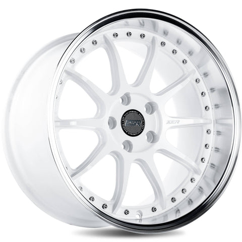 ESR White CS12 18x8.5 5x100 30mm Wheel (88550030 CS12WHT-ML)