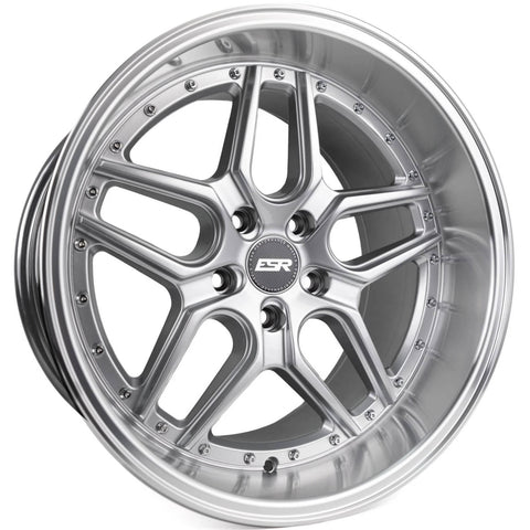 ESR Hypersilver CS15 18x8.5 5x100 30mm Wheel (88550030 CS15HS-ML)