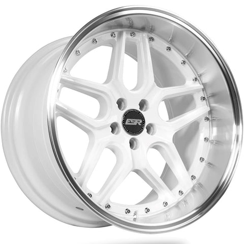 ESR White CS15 18x8.5 5x100 30mm Wheel (88550030 CS15WHT-ML)