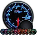 GlowShift Elite 10 Color 1600 PSI Nitrous Pressure Gauge - Modern Automotive Performance
