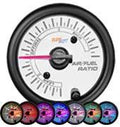 GlowShift White 7 Color Needle Air / Fuel Ratio Gauge - Modern Automotive Performance
