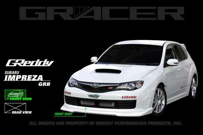 GReddy GRacer Front Lip Spoiler | 2008-2010 Subaru STI (17060054