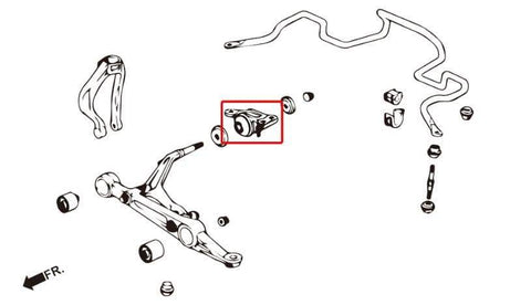 HardRace Front Compliance Bushings | Multiple Honda/Acura Fitments (7846)
