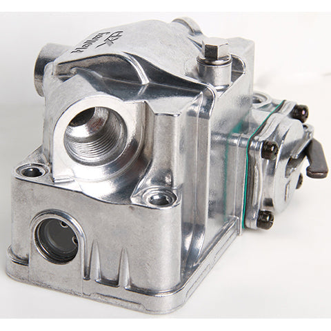 Polished Stainless Steel Side Mounted Carburetor -6 Fuel Line