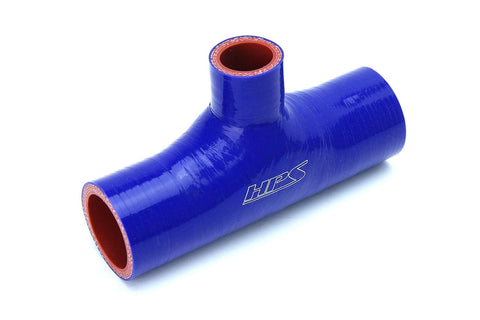 HPS 2-3/4" 4-ply Reinforced Silicone T- Hose Coupler with 1" Branch | Universal (275-THOSE-100-BLK)