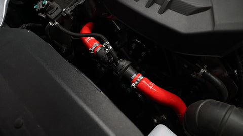 HPS Silicone Breather BOV Hose Kit | 2017 - 2022 Genesis G90 & 2018 - 2021 Kia Stinger (57-2045-RED)