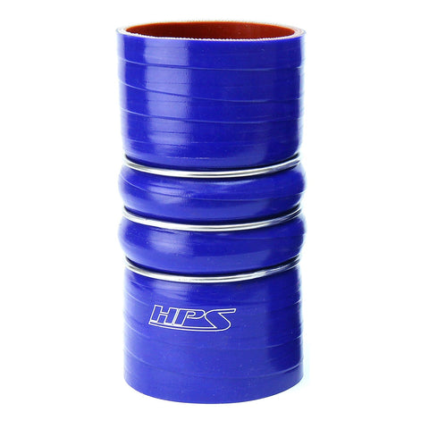 HPS 2" ID 6" Length, Silicone Charge Air CAC Hose Double Hump Coupler | Universal (CAC-200-COLD)