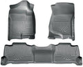 2007-2013 GM Escalade/Suburban/Yukon WeatherBeater Grey Front & 2nd Seat Floor Liners by Husky Liners (98252) - Modern Automotive Performance
