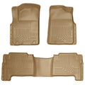 2011 Infiniti QX56 WeatherBeater Combo Tan Floor Liners by Husky Liners (98613) - Modern Automotive Performance
