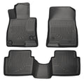 2014 Mazda 3 WeatherBeater Hatch&Sedan Front & Second Row Black Floor Liners by Husky Liners (98651) - Modern Automotive Performance
