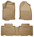 2013 Toyota RAV4 Weatherbeater Tan Front & 2nd Seat Floor Liners by Husky Liners (98973) - Modern Automotive Performance
