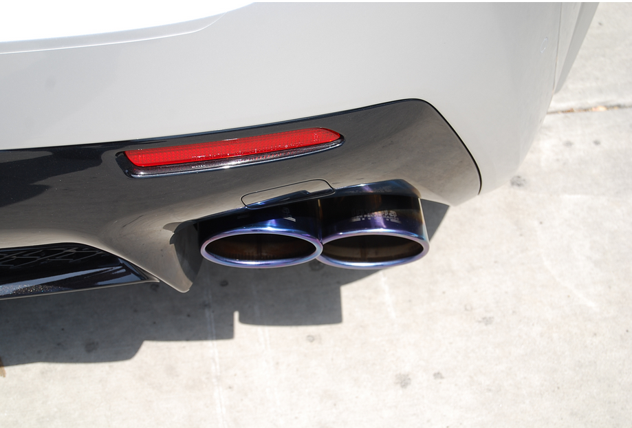 Invidia Rolled Titanium Burnt Quad Tip Cat-Back Exhaust | 2014