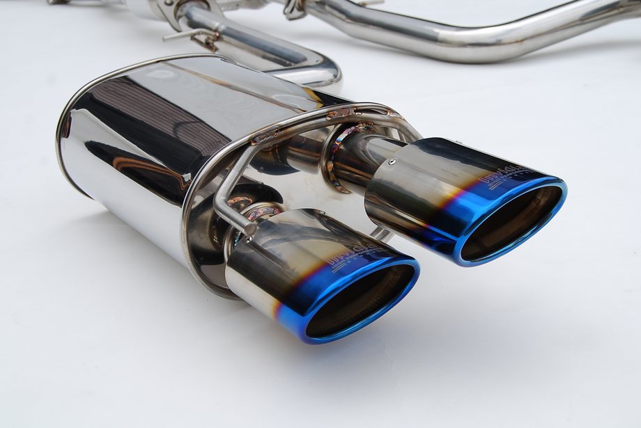 Invidia Rolled Titanium Burnt Quad Tip Cat-Back Exhaust | 2014