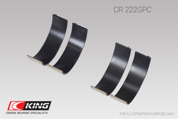 King Sputter Replacement Size STD Rod Bearings | Multiple Fitments (CR  222GPC)