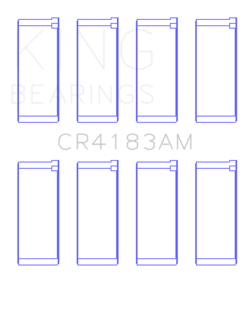 King STD Rod Bearing Set | 2000 Chrysler Cirrus & 1996 - 1997 Mitsubishi Eclipse (CR4183AM)