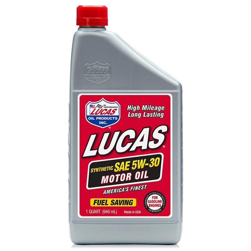 テレビで話題 Lucas Oil合成モーターオイルSAE 5 W-30、6 btls/1 Qt