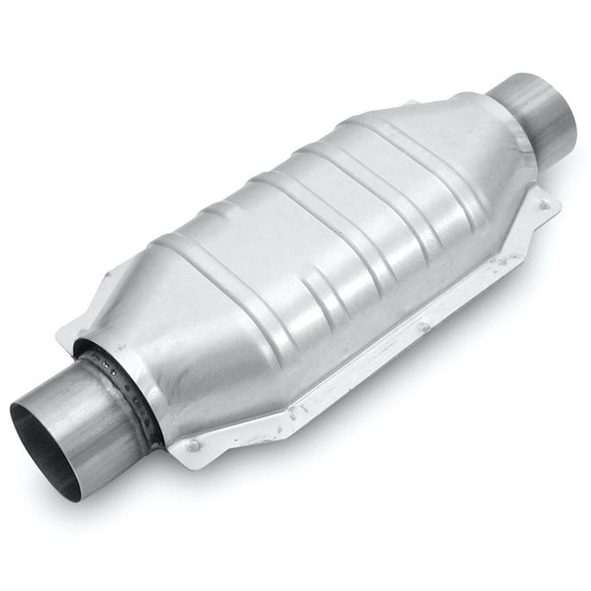 Universal High-Flow Catalytic Converter Oval 2.25 In/Out by