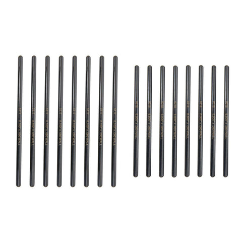 Manley Performance Swedged End Chrome Pushrods 7.250in Length .120in Thickness 5/16in Diameter - Set of 16 (25224-16)