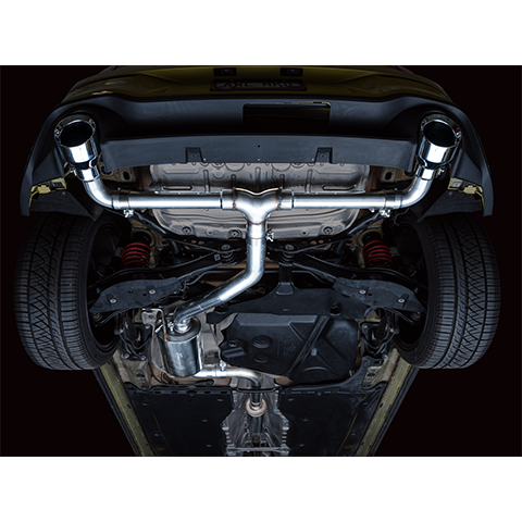 AWE 3020-33658 - 2022 VW GTI MK8 Track Edition Exhaust - Diamond Black Tips