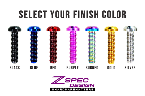 ZSPEC Strut Tower Brace/Bar Titanium Fastener Kit | 2023+ Nissan Z 