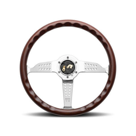 MOMO Super Grand Prix 350mm Mahogany Wood Steering Wheel (GRA35WD0P)