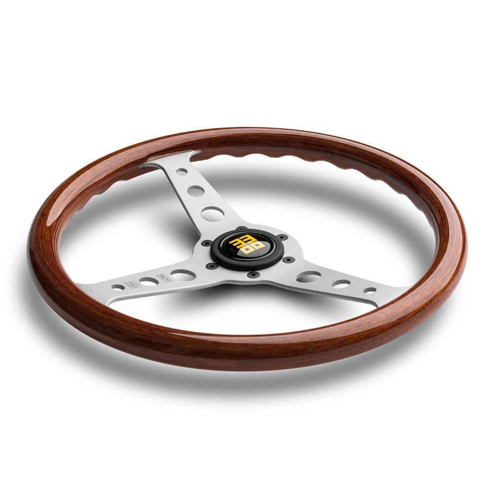 MOMO Indy 350mm Mahogany Wood Steering Wheel (IND35MA0P